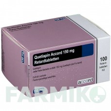 КВЕТІАПІН (QUETIAPIN) 150 мг таблетки 10 шт - Кветіапін ACCORD HEALTHCARE