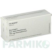 КВЕТІАПІН (QUETIAPIN) 150 мг таблетки 50 шт - Кветіапін ERIS PHARMA