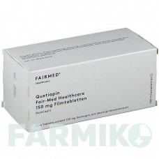 КВЕТИАПИН (QUETIAPIN) 150 мг таблетки 100 шт - Кветиапин ERIS PHARMA