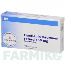 КВЕТИАПИН (QUETIAPIN) 150 мг таблетки 10 шт - Кветиапин HEUMANN PHARMA