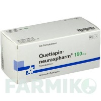 КВЕТИАПИН (QUETIAPIN) 150 мг таблетки 100 шт - Кветиапин NEURAXPHARM