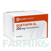 КВЕТІАПІН (QUETIAPIN) 200 мг таблетки 100 шт - Кветіапін ALIUD PHARMA