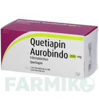 КВЕТІАПІН (QUETIAPIN) 200 мг таблетки 100 шт - Кветіапін BB FARMA