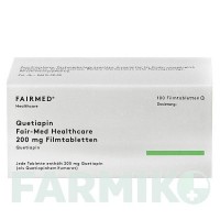 КВЕТІАПІН (QUETIAPIN) 200 мг таблетки 50 шт - Кветіапін FAIRMED HEALTHCARE