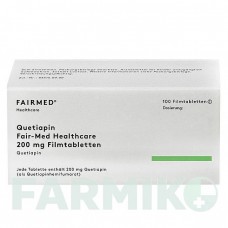 КВЕТИАПИН (QUETIAPIN) 200 мг таблетки 50 шт - Кветиапин FAIRMED HEALTHCARE