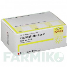 КВЕТИАПИН (QUETIAPIN) 200 мг таблетки 100 шт - Кветиапин HORMOSAN PHARMA