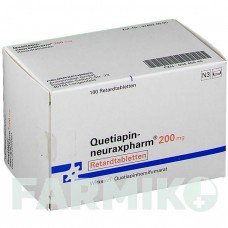 КВЕТИАПИН (QUETIAPIN) 200 мг таблетки 100 шт - Кветиапин NEURAXPHARM