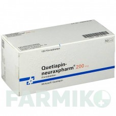 КВЕТИАПИН (QUETIAPIN) 200 мг таблетки 10 шт - Кветиапин NEURAXPHARM