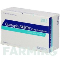 КВЕТИАПИН (QUETIAPIN) 25 мг таблетки 100 шт - Кветиапин ARISTO PHARMA