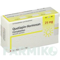 КВЕТІАПІН (QUETIAPIN) 25 мг таблетки 50 шт - Кветіапін HORMOSAN PHARMA