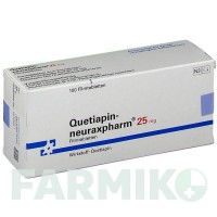 КВЕТИАПИН (QUETIAPIN) 25 мг таблетки 100 шт - Кветиапин NEURAXPHARM