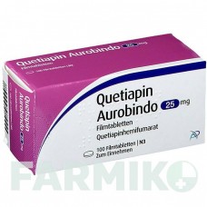 КВЕТІАПІН (QUETIAPIN) 25 мг таблетки 20 шт - Кветіапін PUREN PHARMA
