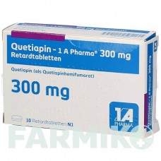 КВЕТИАПИН (QUETIAPIN) 300 мг таблетки 10 шт - Кветиапин 1 A PHARMA