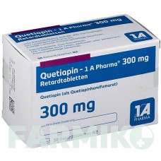 КВЕТИАПИН (QUETIAPIN) 300 мг таблетки 50 шт - Кветиапин 1 A PHARMA