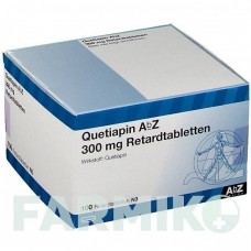 КВЕТИАПИН (QUETIAPIN) 300 мг таблетки 100 шт - Кветиапин ABZ PHARMA