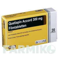 КВЕТІАПІН (QUETIAPIN) 300 мг таблетки 20 шт - Кветіапін ACCORD HEALTHCARE