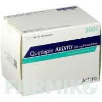 КВЕТІАПІН (QUETIAPIN) 300 мг таблетки 100 шт - Кветіапін ARISTO PHARMA