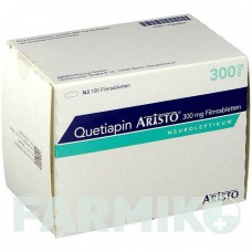 КВЕТИАПИН (QUETIAPIN) 300 мг таблетки 100 шт - Кветиапин ARISTO PHARMA