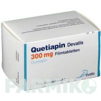 КВЕТІАПІН (QUETIAPIN) 300 мг таблетки 20 шт - Кветіапін DEVATIS