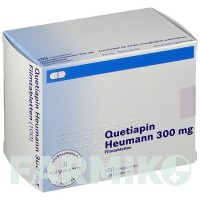 КВЕТИАПИН (QUETIAPIN) 300 мг таблетки 50 шт - Кветиапин HEUMANN PHARMA