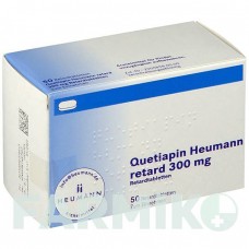 КВЕТИАПИН (QUETIAPIN) 300 мг таблетки 50 шт - Кветиапин HEUMANN PHARMA