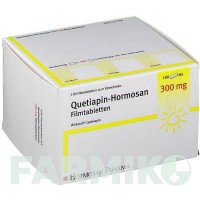 КВЕТІАПІН (QUETIAPIN) 300 мг таблетки 100 шт - Кветіапін HORMOSAN PHARMA
