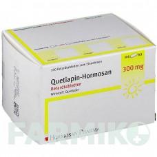 КВЕТИАПИН (QUETIAPIN) 300 мг таблетки 10 шт - Кветиапин HORMOSAN PHARMA