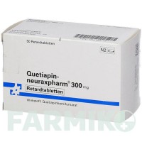 КВЕТІАПІН (QUETIAPIN) 300 мг таблетки 50 шт - Кветіапін NEURAXPHARM