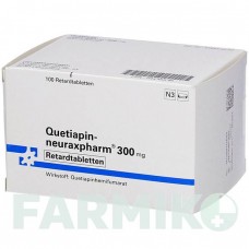 КВЕТИАПИН (QUETIAPIN) 300 мг таблетки 100 шт - Кветиапин NEURAXPHARM