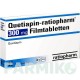КВЕТИАПИН (QUETIAPIN) 300 мг таблетки 10 шт - Кветиапин RATIOPHARM