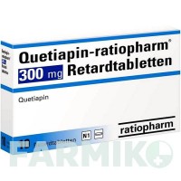 КВЕТИАПИН (QUETIAPIN) 300 мг таблетки 10 шт - Кветиапин RATIOPHARM