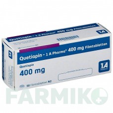 КВЕТИАПИН (QUETIAPIN) 400 мг таблетки 10 шт - Кветиапин 1 A PHARMA