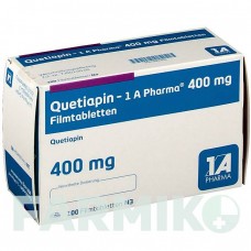 КВЕТИАПИН (QUETIAPIN) 400 мг таблетки 100 шт - Кветиапин 1 A PHARMA