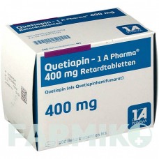 КВЕТИАПИН (QUETIAPIN) 400 мг таблетки 100 шт - Кветиапин 1 A PHARMA