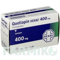 КВЕТІАПІН (QUETIAPIN) 400 мг таблетки 10 шт - Кветіапін HEXAL