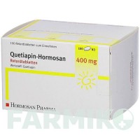 КВЕТІАПІН (QUETIAPIN) 400 мг таблетки 100 шт - Кветіапін HORMOSAN PHARMA