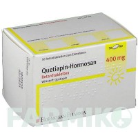 КВЕТІАПІН (QUETIAPIN) 400 мг таблетки 50 шт - Кветіапін HORMOSAN PHARMA