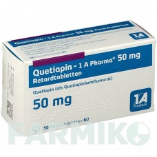 КВЕТИАПИН (QUETIAPIN) 50 мг таблетки 50 шт - Кветиапин 1 A PHARMA