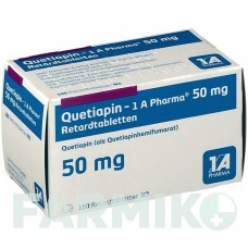 КВЕТИАПИН (QUETIAPIN) 50 мг таблетки 100 шт - Кветиапин 1 A PHARMA
