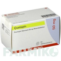 КВЕТІАПІН (QUETIAPIN) 50 мг таблетки 100 шт - Кветіапін GLENMARK