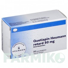КВЕТИАПИН (QUETIAPIN) 50 мг таблетки 50 шт - Кветиапин HEUMANN PHARMA