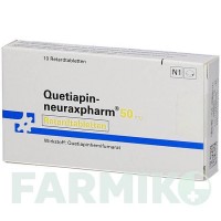 КВЕТИАПИН (QUETIAPIN) 50 мг таблетки 10 шт - Кветиапин NEURAXPHARM