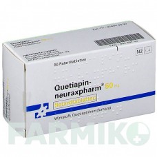 КВЕТІАПІН (QUETIAPIN) 50 мг таблетки 50 шт - Кветіапін NEURAXPHARM