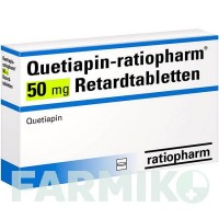 КВЕТІАПІН (QUETIAPIN) 50 мг таблетки 50 шт - Кветіапін RATIOPHARM