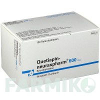 КВЕТІАПІН (QUETIAPIN) 600 мг таблетки 100 шт - Кветіапін NEURAXPHARM