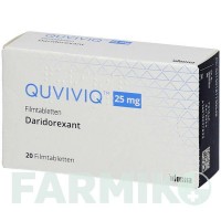 КЬЮВИВІК (QUVIVIQ) 25 мг таблетки 20 шт - Активні речовини IDORSIA