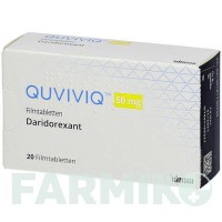 КЬЮВИВІК (QUVIVIQ) 50 мг таблетки 20 шт - Активні речовини IDORSIA
