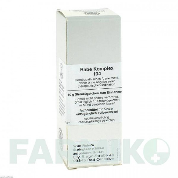 РАБЕ КОМПЛЕКС (RABE KOMPLEX) глобули 10 г - Гомеопатия ADJUPHARM