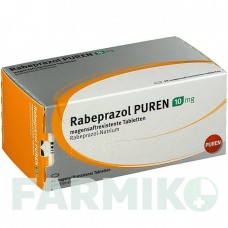 РАБЕПРАЗОЛ (RABEPRAZOL) 10 мг таблетки 98 шт - Рабепразол PUREN PHARMA