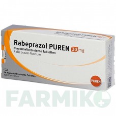 РАБЕПРАЗОЛ (RABEPRAZOL) 20 мг таблетки 28 шт - Рабепразол PUREN PHARMA